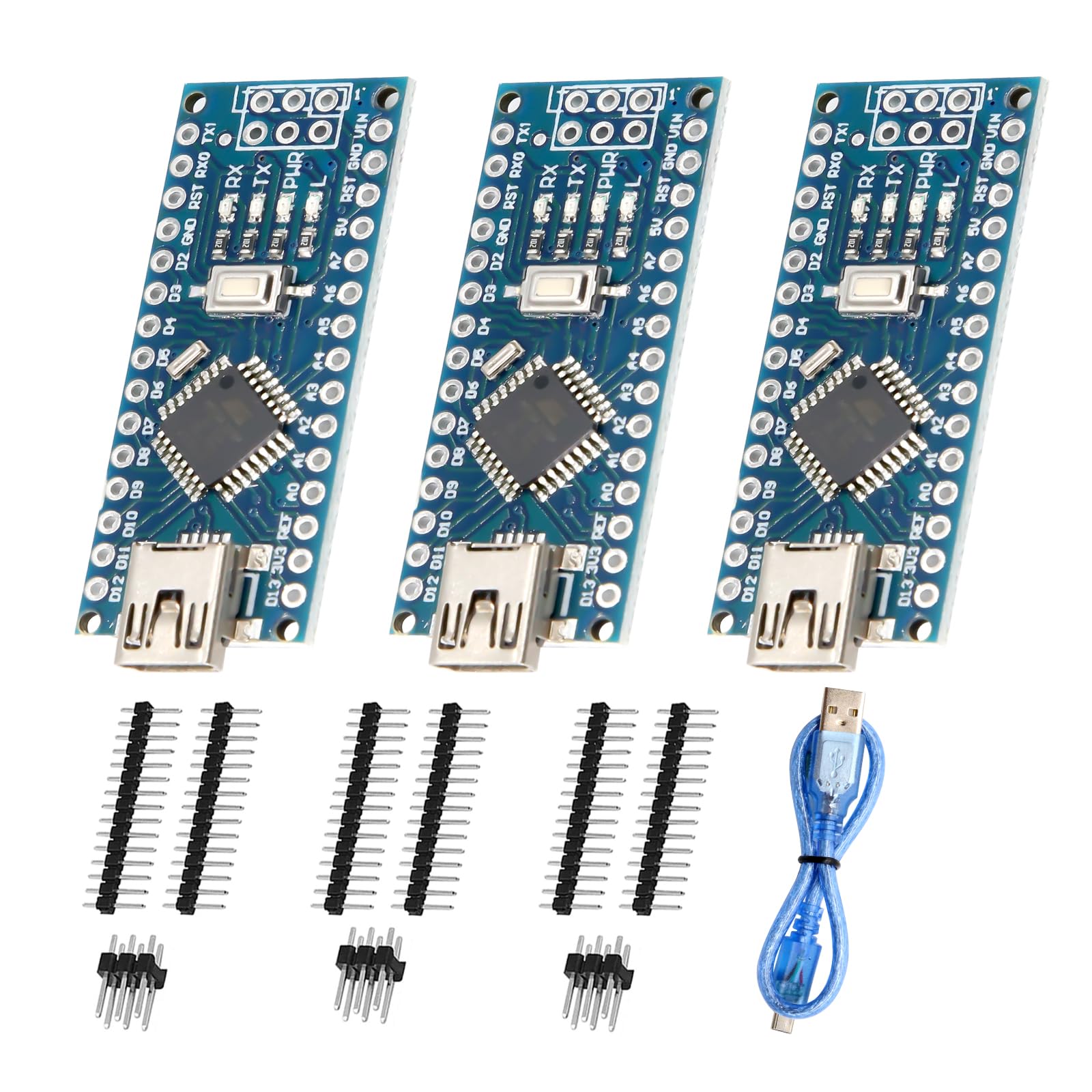 Amazon.com: Nano V3.0 Board with Cable, AYWHP 3PCS Nano Board